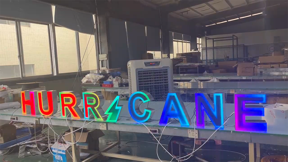 定制LED亚克力发光字招牌字解决计划