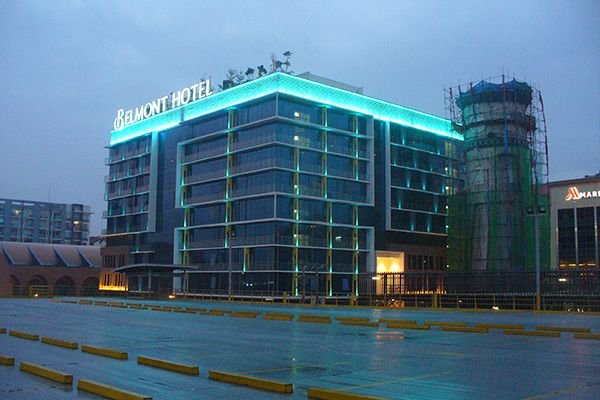 抖圈照明的户外装饰灯用在菲律宾旅馆工程项目